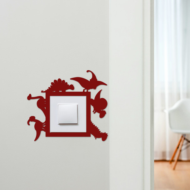 Light Switch Surround Kids Room Dinosaurs Decorative Switch Plate Cover Frame