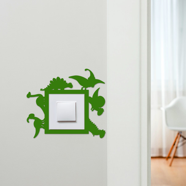 Light Switch Surround Kids Room Dinosaurs Decorative Switch Plate Cover Frame
