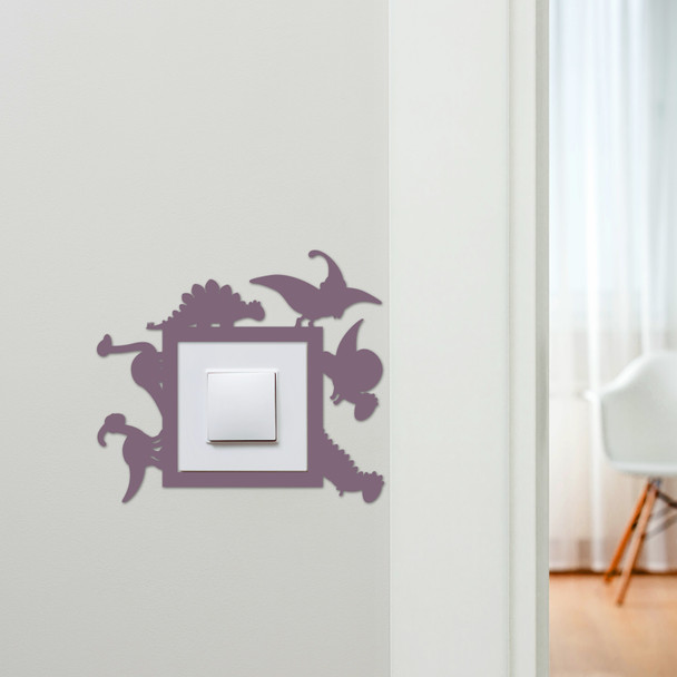 Light Switch Surround Kids Room Dinosaurs Decorative Switch Plate Cover Frame