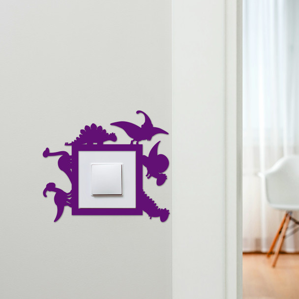 Light Switch Surround Kids Room Dinosaurs Decorative Switch Plate Cover Frame