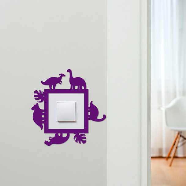 Light Switch Surround Dinosaurs Kids Room Decorative Switch Plate Cover Frame