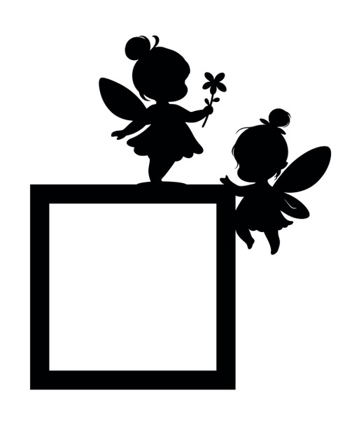 Light Switch Surround Cute Fairies Kids Room Decorative Switch Plate Cover Frame