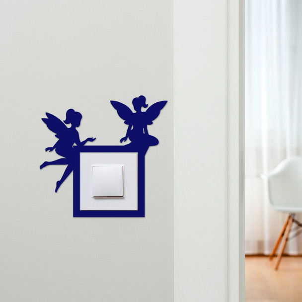 Light Switch Surround Fairy Sitting Kids Room Decorative Switch Cover Frame