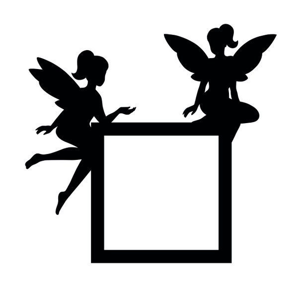 Light Switch Surround Fairy Sitting Kids Room Decorative Switch Cover Frame