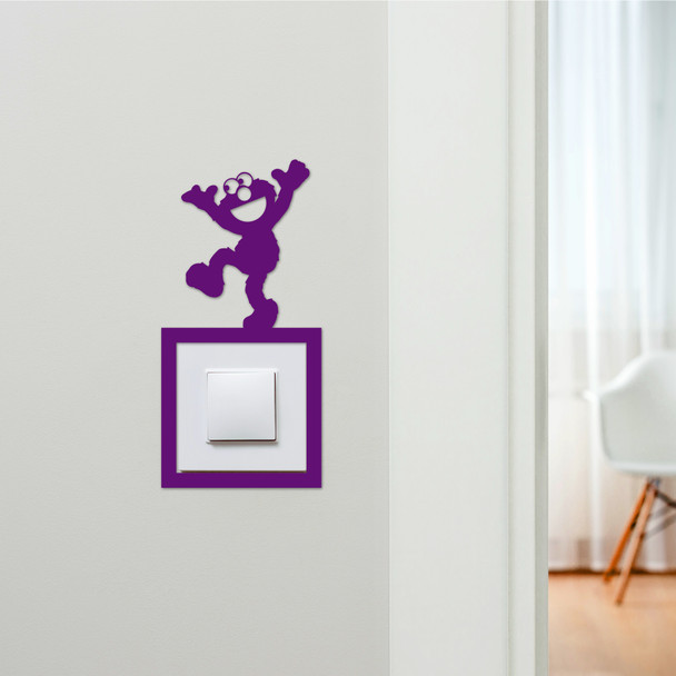 Light Switch Surround Elmo Sesame Street Kids Room Decorative Switch Cover Frame