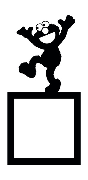 Light Switch Surround Elmo Sesame Street Kids Room Decorative Switch Cover Frame