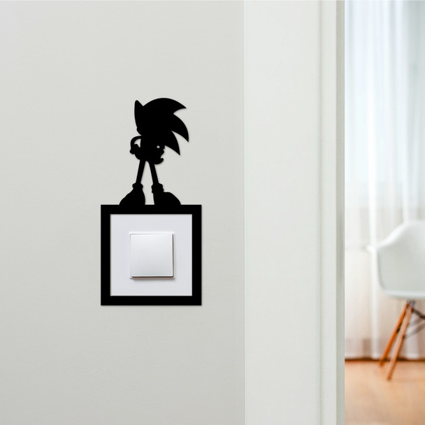 Light Switch Surround Sonic The Hedgehog Kids Room Decorative Switch Cover Frame