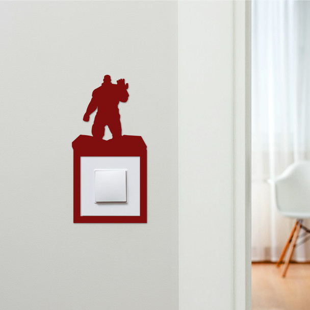 Light Switch Surround Thanos Superhero Kids Room Decorative Switch Cover Frame