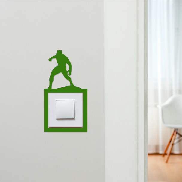 Light Switch Surround Black Panther Superhero Kids Room Decor Switch Cover Frame Light Switch Surround Black Panther Superhero Kids Room Decor Switch Cover Frame