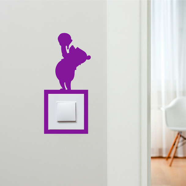 Light Switch Surround Kids Room Winnie The Pooh Decorative Switch Cover Frame