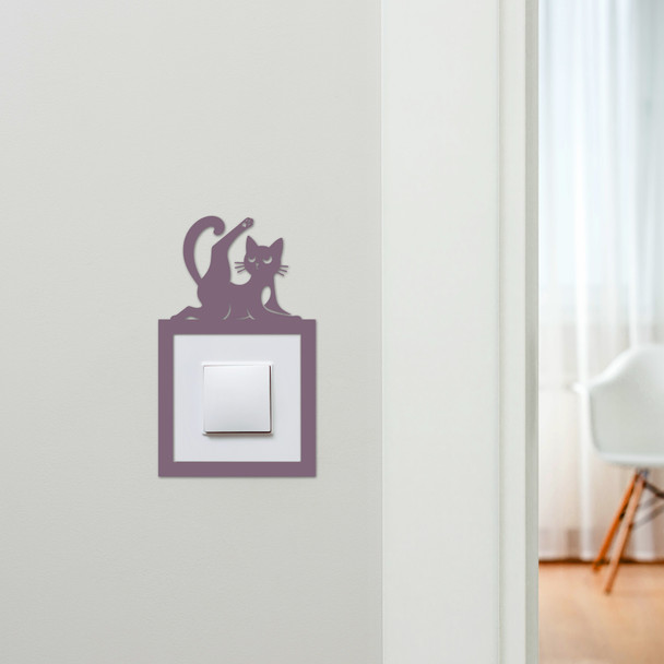 Light Switch Surround Cat Funny Leg Decorative Switch Plate Cover Frame