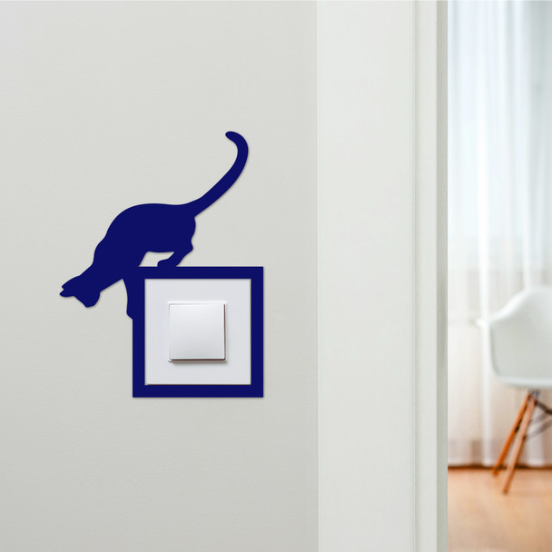 Light Switch Surround Cat Looking Decorative Switch Plate Cover Frame