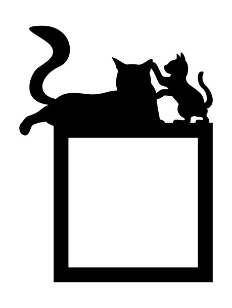 Light Switch Surround Cat And Kitten Decorative Switch Plate Cover Frame