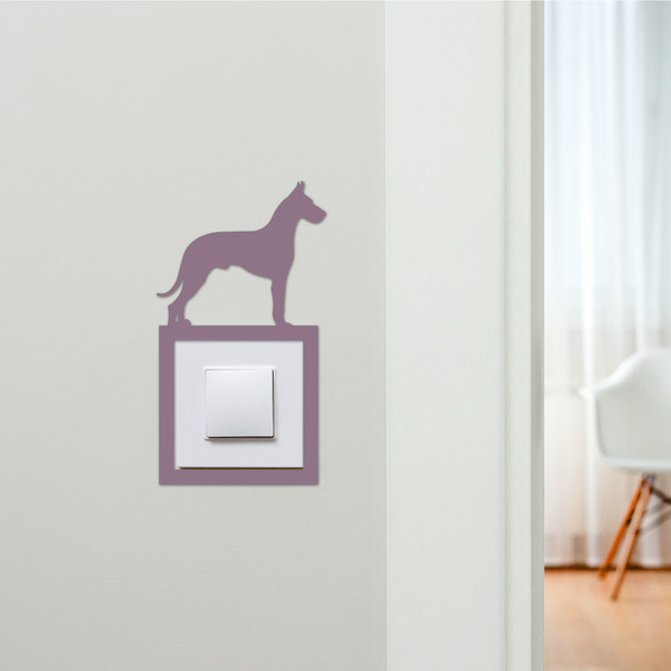 Light Switch Surround Great Dane Dog Decorative Switch Plate Cover Frame