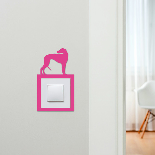 Light Switch Surround Greyhound Dog Decorative Switch Plate Cover Frame