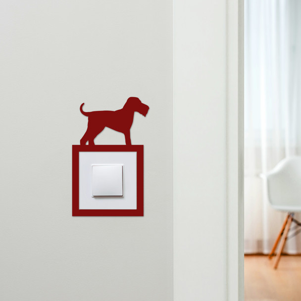 Light Switch Surround Airedale Terrier Dog Decorative Switch Plate Cover Frame