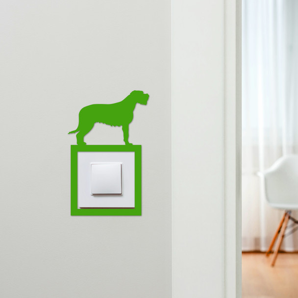 Light Switch Surround Irish Wolfhound Dog Decorative Switch Plate Cover Frame