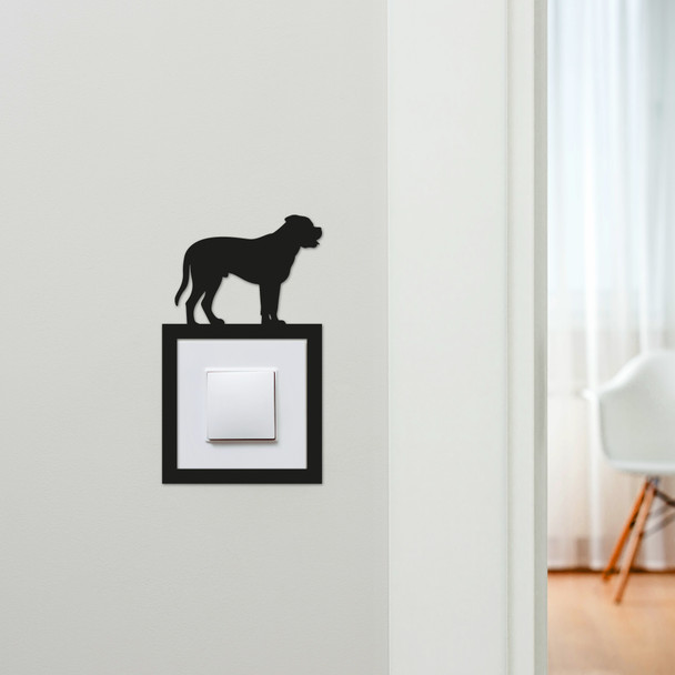 Light Switch Surround Bullmastiff Dog Decorative Switch Plate Cover Frame