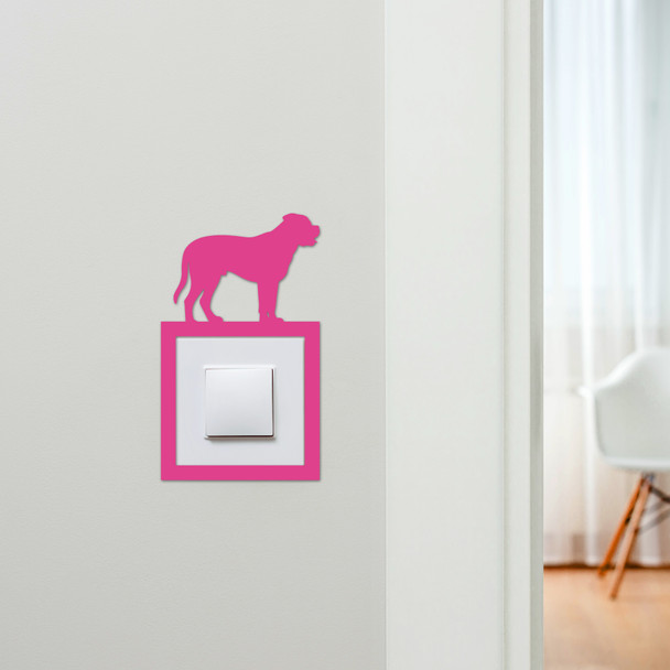 Light Switch Surround Bullmastiff Dog Decorative Switch Plate Cover Frame