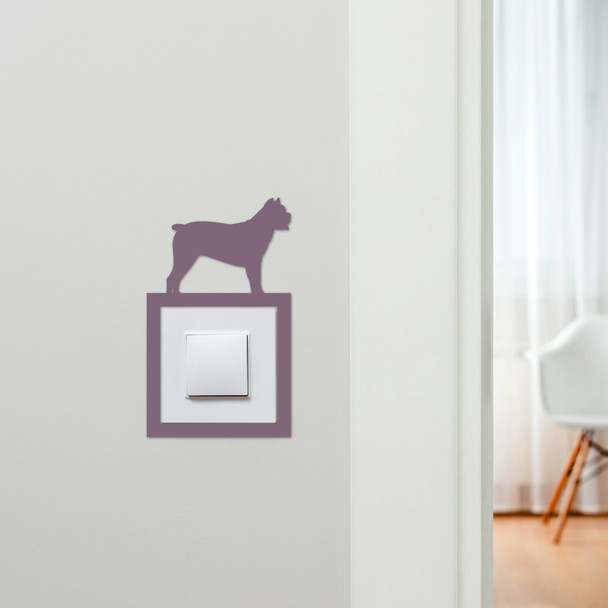 Light Switch Surround Cane Corso Dog Decorative Switch Plate Cover Frame