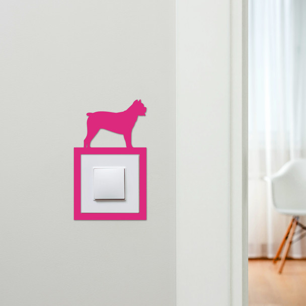 Light Switch Surround Cane Corso Dog Decorative Switch Plate Cover Frame