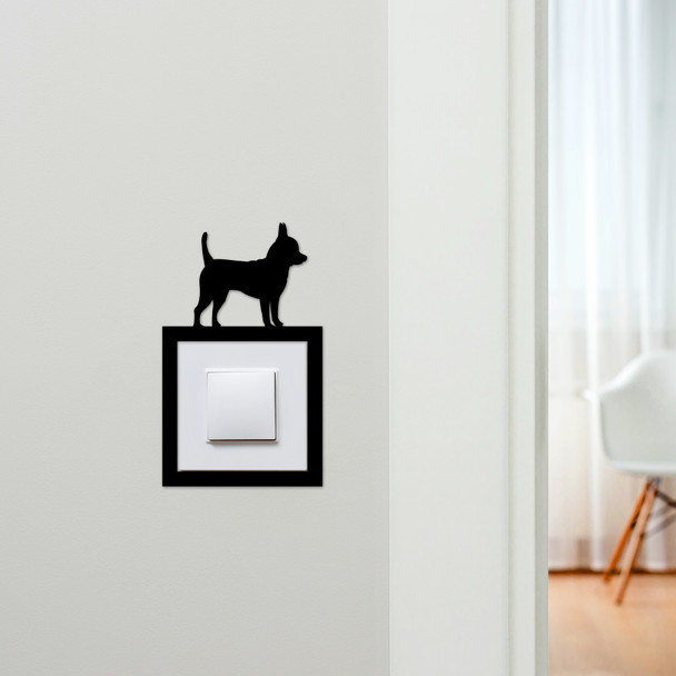 Light Switch Surround Chihuahua Dog Decorative Switch Plate Cover Frame
