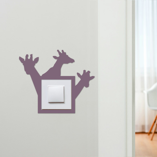 Light Switch Surround Giraffe Decorative Switch Plate Cover Frame