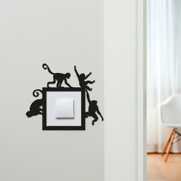 Light Switch Surround Monkeys Decorative Switch Plate Cover Frame