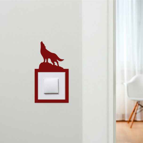 Light Switch Surround Wolf Decorative Switch Plate Cover Frame