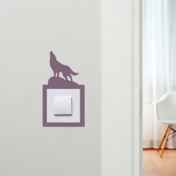 Light Switch Surround Wolf Decorative Switch Plate Cover Frame