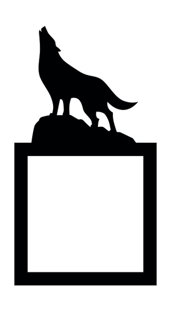 Light Switch Surround Wolf Decorative Switch Plate Cover Frame