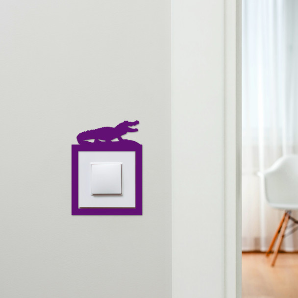 Light Switch Surround Crocodile Decorative Switch Plate Cover Frame
