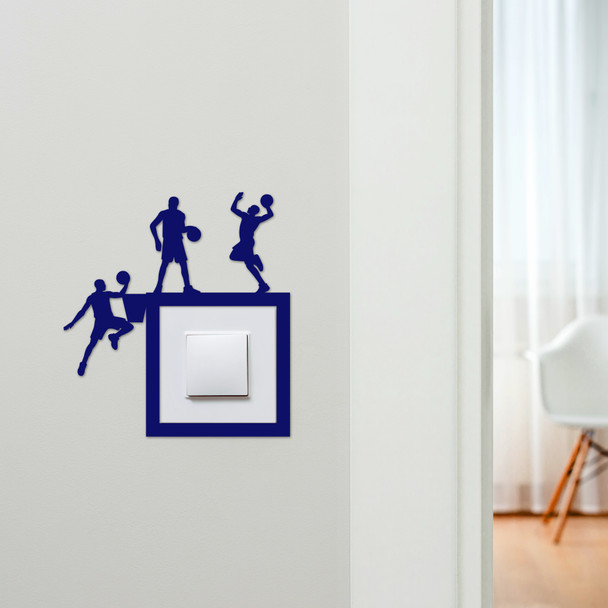 Light Switch Surround Basketball Players Decorative Switch Plate Cover Frame