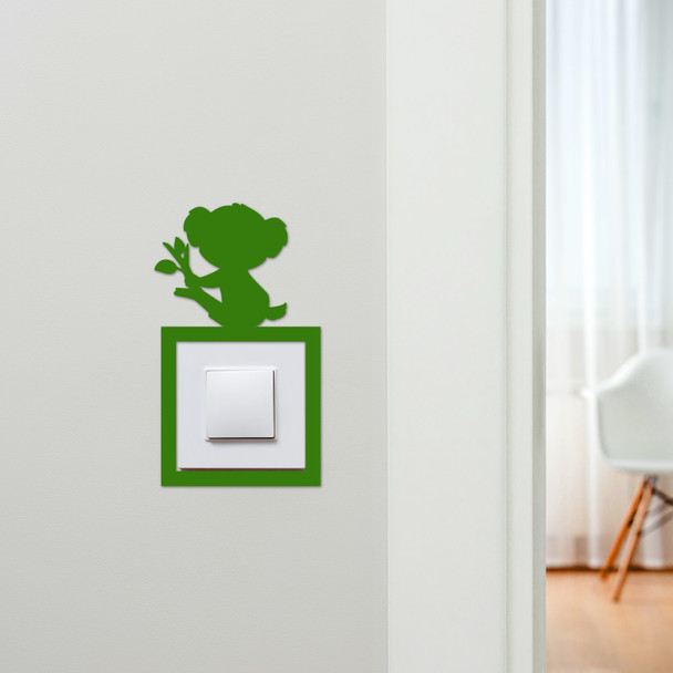Light Switch Surround Koala Bear Decorative Switch Plate Cover Frame