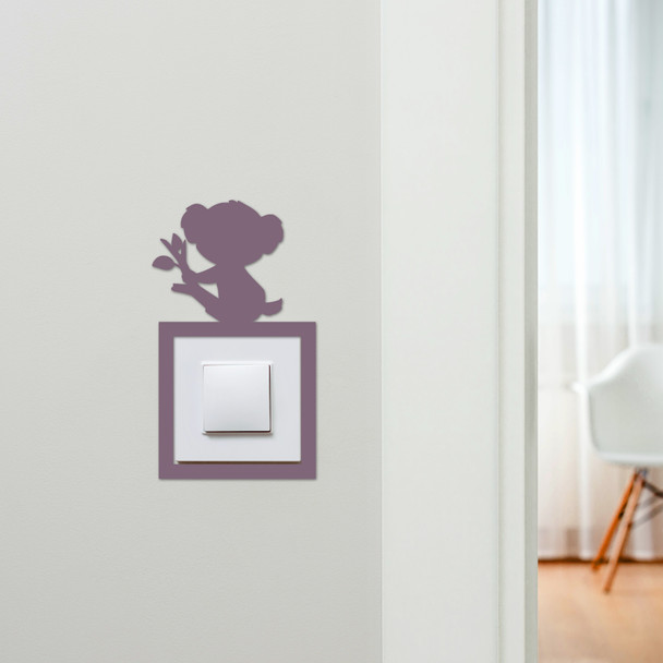 Light Switch Surround Koala Bear Decorative Switch Plate Cover Frame