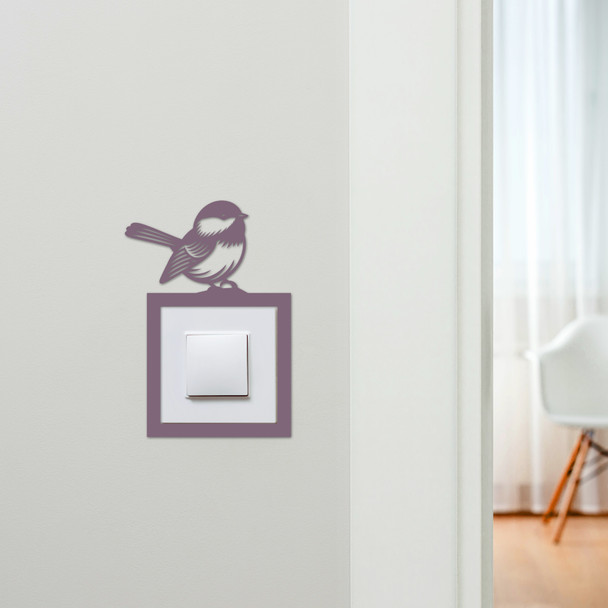 Light Switch Surround Bird Decorative Switch Plate Cover Frame