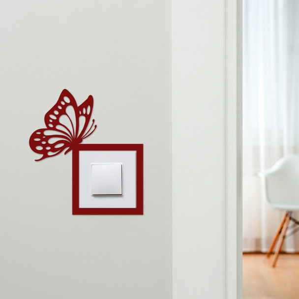 Light Switch Surround Butterfly Decorative Switch Plate Cover Frame
