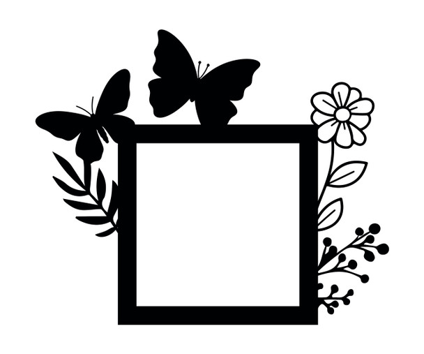 Light Switch Surround Butterfly Flowers Decorative Switch Plate Cover Frame