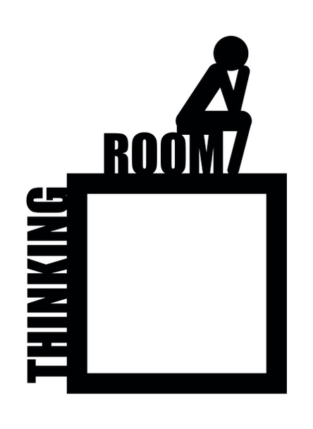 Light Switch Surround Thinking Room Toilet Funny Decorative Switch Cover Frame