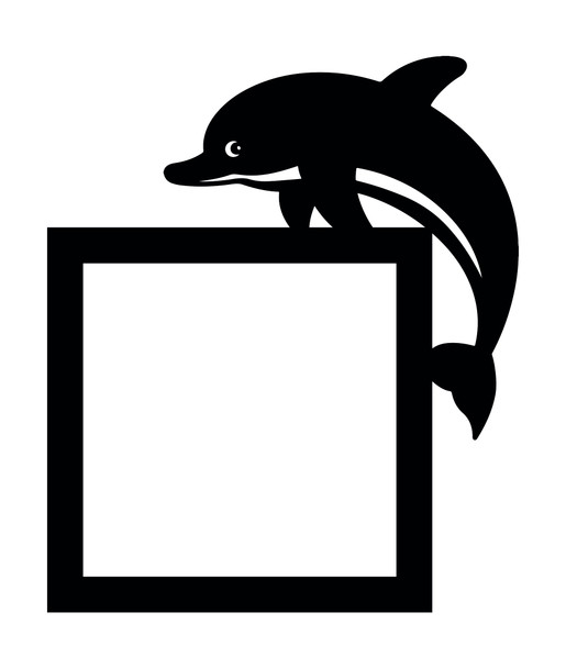 Light Switch Surround Dolphin Decorative Switch Plate Cover Frame