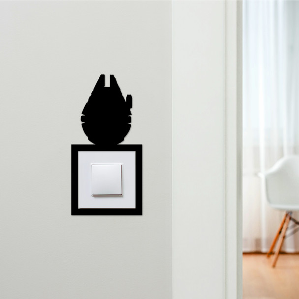 Light Switch Surround Millennium Falcon Star Wars Decorative Switch Cover Frame