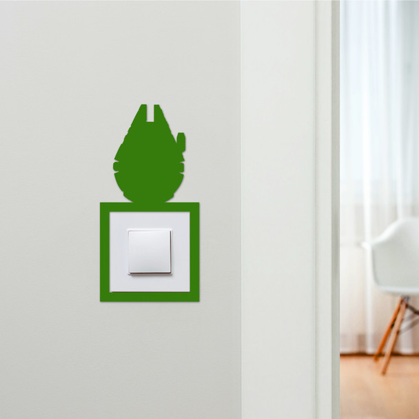 Light Switch Surround Millennium Falcon Star Wars Decorative Switch Cover Frame