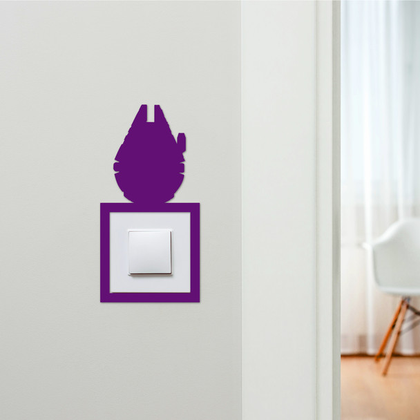 Light Switch Surround Millennium Falcon Star Wars Decorative Switch Cover Frame