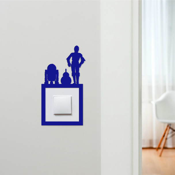Light Switch Surround Star Wars Droids Decorative Switch Plate Cover Frame