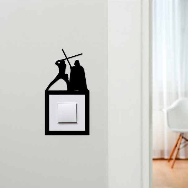 Light Switch Surround Star Wars Fight Decorative Switch Plate Cover Frame