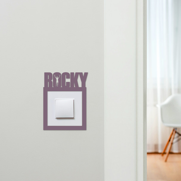 Light Switch Surround Rocky Film Decorative Switch Plate Cover Frame