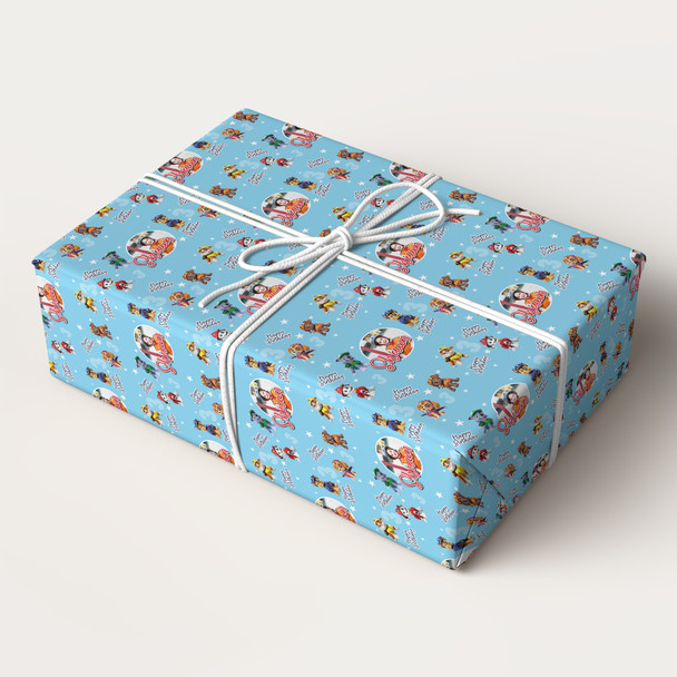 Personalised Wrapping Paper Kids Birthday Photo Paw Patrol Custom Gift Wrap