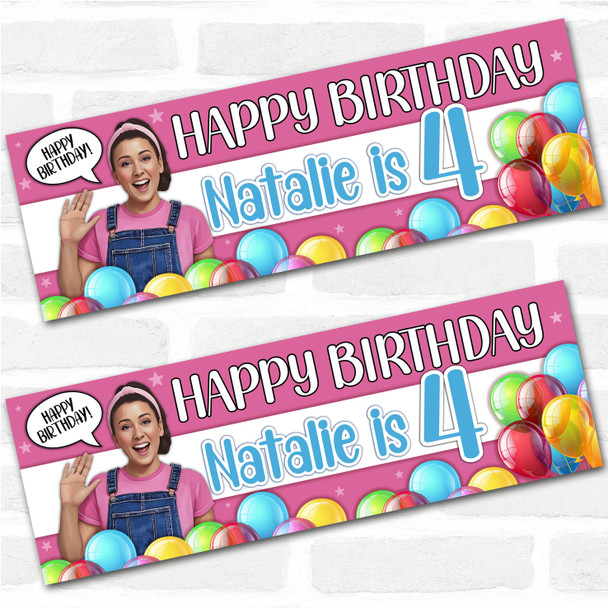 Personalised Party Banner For Kids Birthday Ms Rachel