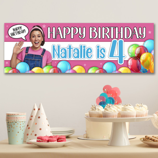Personalised Party Banner For Kids Birthday Ms Rachel