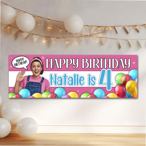 Personalised Party Banner For Kids Birthday Ms Rachel